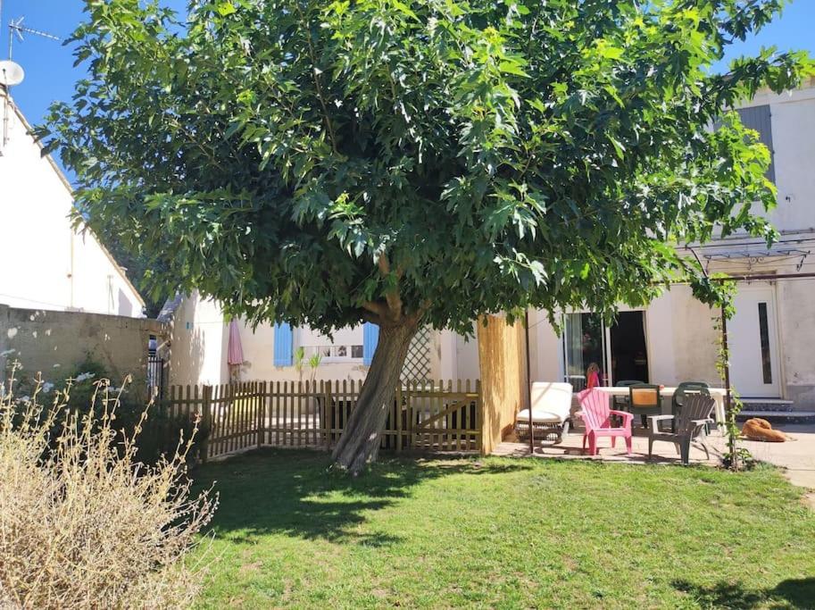 Mas Provencal Au Coeur Des Vergers Vallabregues Bagian luar foto